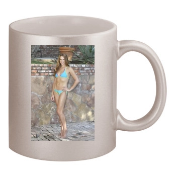 Amanda Righetti 11oz Metallic Silver Mug