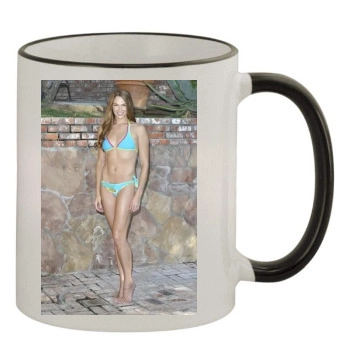 Amanda Righetti 11oz Colored Rim & Handle Mug