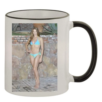 Amanda Righetti 11oz Colored Rim & Handle Mug