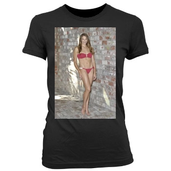 Amanda Righetti Women's Junior Cut Crewneck T-Shirt