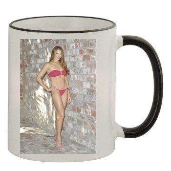 Amanda Righetti 11oz Colored Rim & Handle Mug