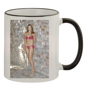 Amanda Righetti 11oz Colored Rim & Handle Mug