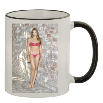 Amanda Righetti 11oz Colored Rim & Handle Mug