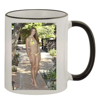 Amanda Righetti 11oz Colored Rim & Handle Mug