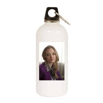 Amanda Seyfried White Water Bottle With Carabiner