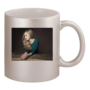 Amanda Seyfried 11oz Metallic Silver Mug