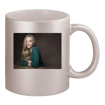 Amanda Seyfried 11oz Metallic Silver Mug