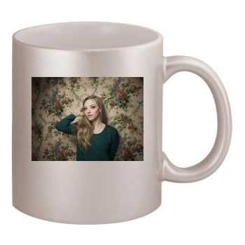 Amanda Seyfried 11oz Metallic Silver Mug