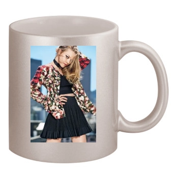 Amanda Seyfried 11oz Metallic Silver Mug