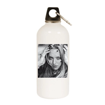 Amanda Seyfried White Water Bottle With Carabiner