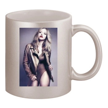 Amanda Seyfried 11oz Metallic Silver Mug