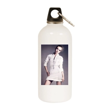 Amanda Seyfried White Water Bottle With Carabiner