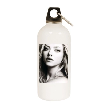 Amanda Seyfried White Water Bottle With Carabiner