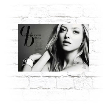 Amanda Seyfried Metal Wall Art