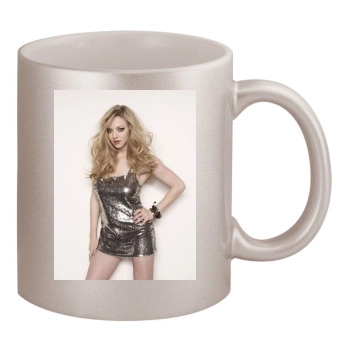 Amanda Seyfried 11oz Metallic Silver Mug