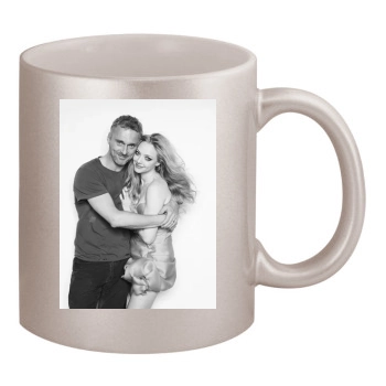 Amanda Seyfried 11oz Metallic Silver Mug