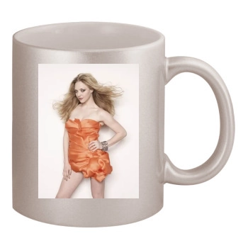 Amanda Seyfried 11oz Metallic Silver Mug