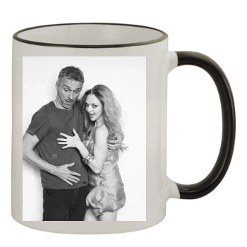 Amanda Seyfried 11oz Colored Rim & Handle Mug