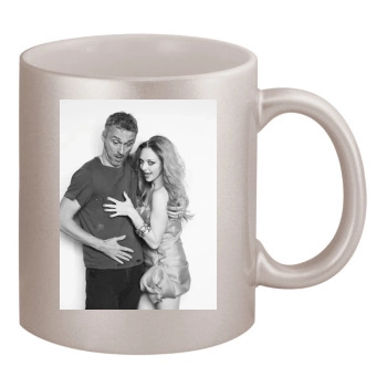 Amanda Seyfried 11oz Metallic Silver Mug