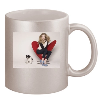 Amanda Seyfried 11oz Metallic Silver Mug