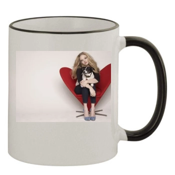 Amanda Seyfried 11oz Colored Rim & Handle Mug