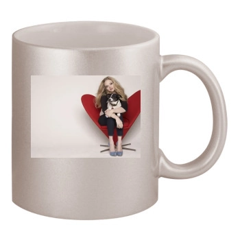 Amanda Seyfried 11oz Metallic Silver Mug