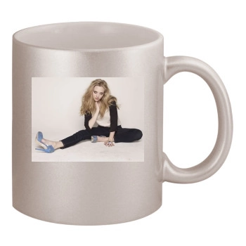 Amanda Seyfried 11oz Metallic Silver Mug