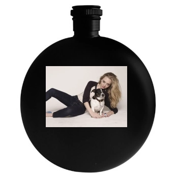 Amanda Seyfried Round Flask