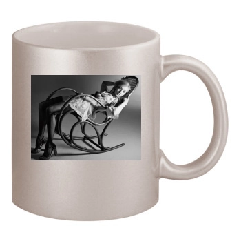 Amanda Seyfried 11oz Metallic Silver Mug