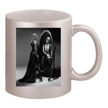 Amanda Seyfried 11oz Metallic Silver Mug