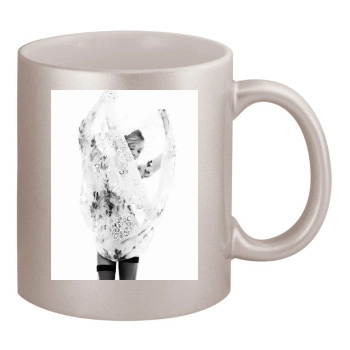 Amanda Seyfried 11oz Metallic Silver Mug