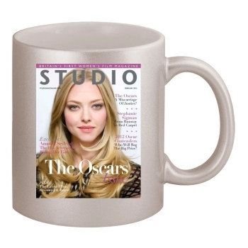 Amanda Seyfried 11oz Metallic Silver Mug