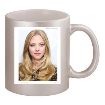 Amanda Seyfried 11oz Metallic Silver Mug