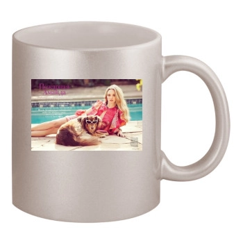 Amanda Seyfried 11oz Metallic Silver Mug