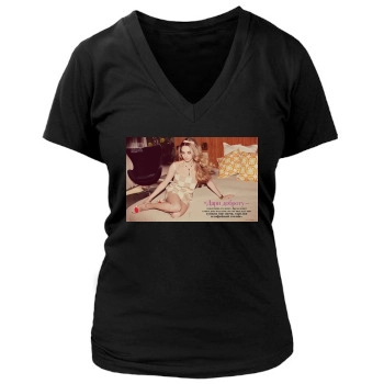 Amanda Seyfried Women's Deep V-Neck TShirt