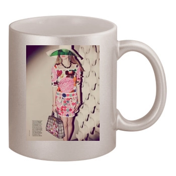 Amanda Seyfried 11oz Metallic Silver Mug