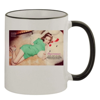 Amanda Seyfried 11oz Colored Rim & Handle Mug