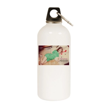 Amanda Seyfried White Water Bottle With Carabiner