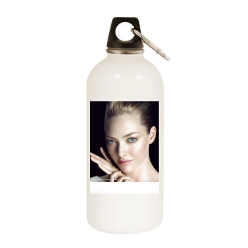 Amanda Seyfried White Water Bottle With Carabiner