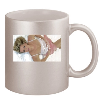 Amanda Tapping 11oz Metallic Silver Mug