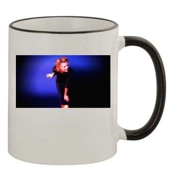 Amanda Tapping 11oz Colored Rim & Handle Mug