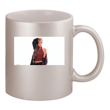 Amanda Tapping 11oz Metallic Silver Mug