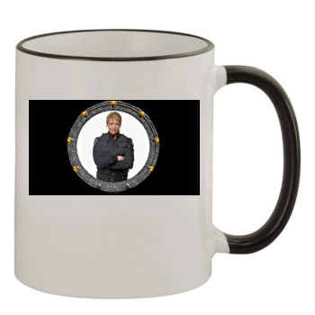 Amanda Tapping 11oz Colored Rim & Handle Mug