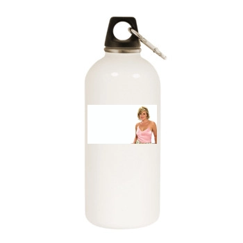 Amanda Tapping White Water Bottle With Carabiner