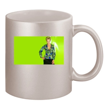 Amanda Tapping 11oz Metallic Silver Mug