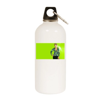 Amanda Tapping White Water Bottle With Carabiner