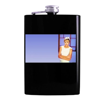 Amanda Tapping Hip Flask