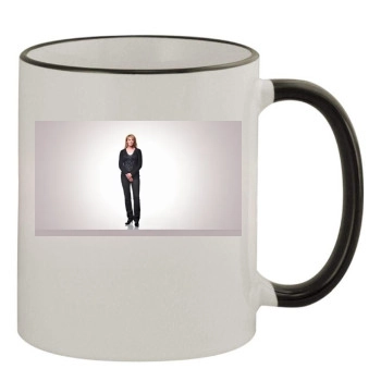 Amanda Tapping 11oz Colored Rim & Handle Mug