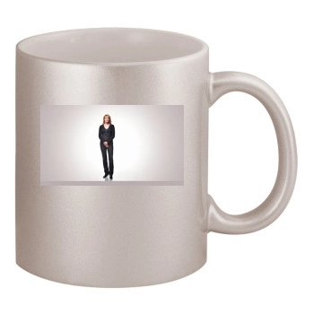 Amanda Tapping 11oz Metallic Silver Mug