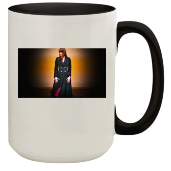 Amanda Tapping 15oz Colored Inner & Handle Mug